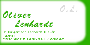 oliver lenhardt business card